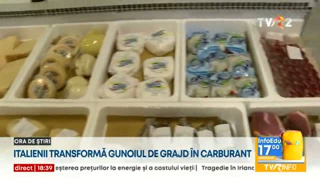 Italienii transformă gunoiul de grajd în combustibil