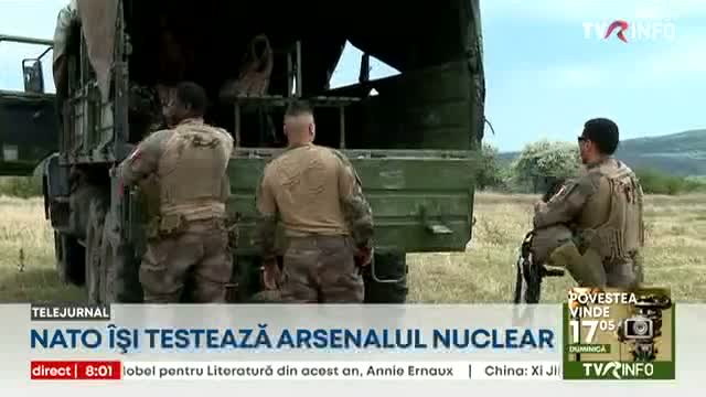 NATO își testează arsenalul nuclear
