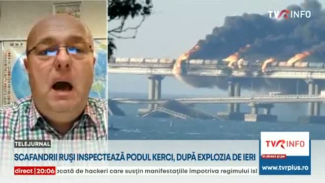 Liviu Iurea, corespondent TVR la Moscova, despre intervențiile la podul Kerci