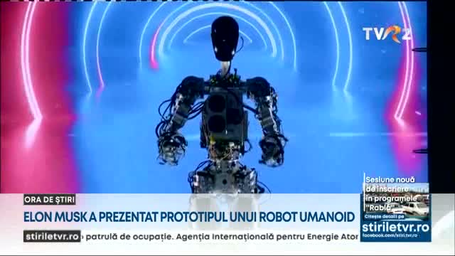 Elon Musk a prezentat prototipul unui robot umanoid