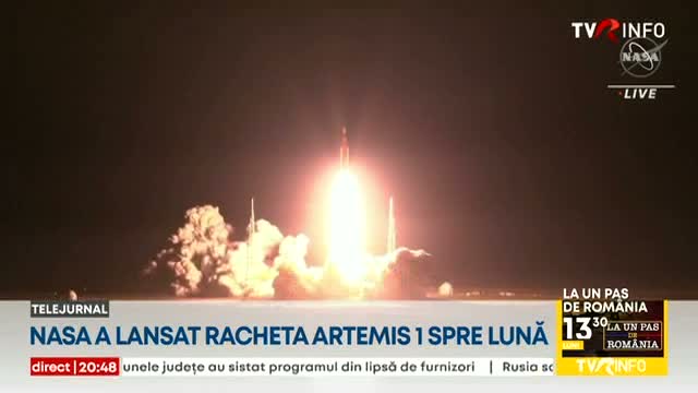 NASA a lansat Artemis 1 spre Luna