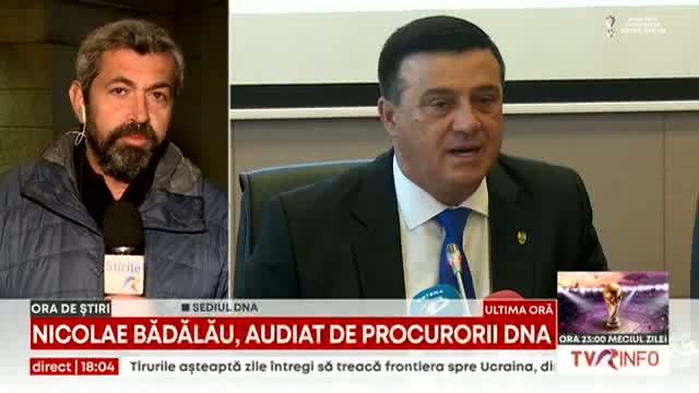Nicolae Bădălău, audiat de procurorii DNA 