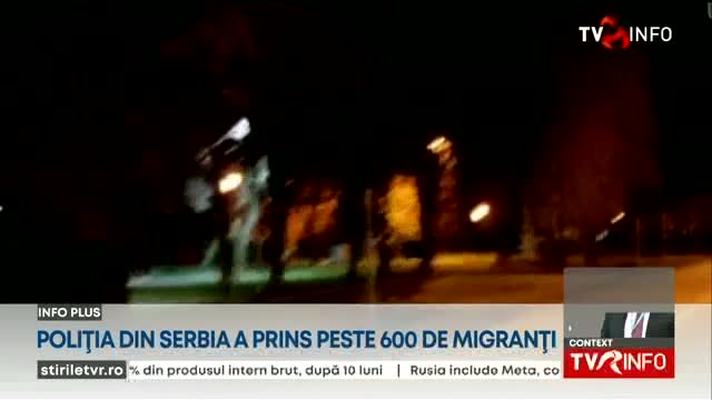 Migranți prinși de poliția sârbă