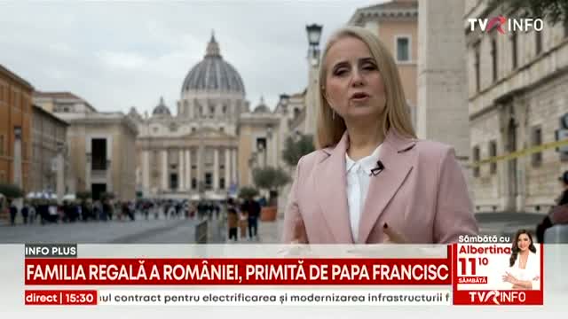 Familia Regală a României, primită de Papa Francisc