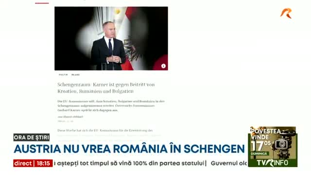 Austria face o nouă declarație împotriva aderării României la Schengen 