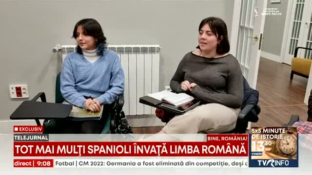 Tot mai mulți spanioli învață limba română