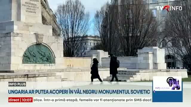 Ungaria ar putea coperi cu un văl negru un monument sovietic